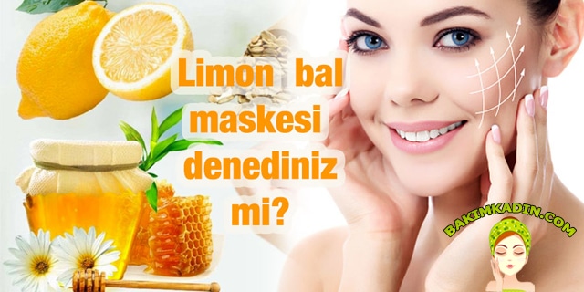 bal ve limon maskesi