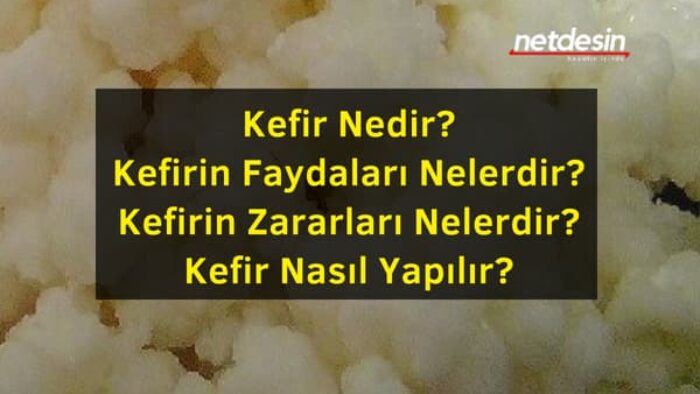 Kefirin Faydaları Nelerdir? Nasıl Yapılır?