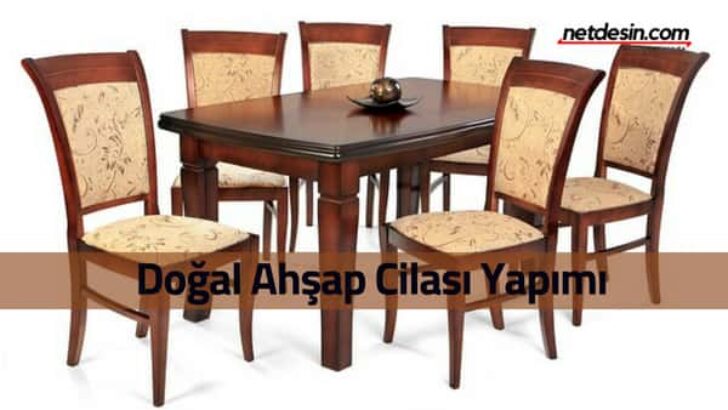Doğal Ahşap Cilası Yapımı