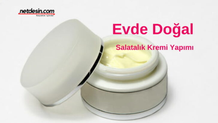 Evde Salatalık Kremi Yapımı