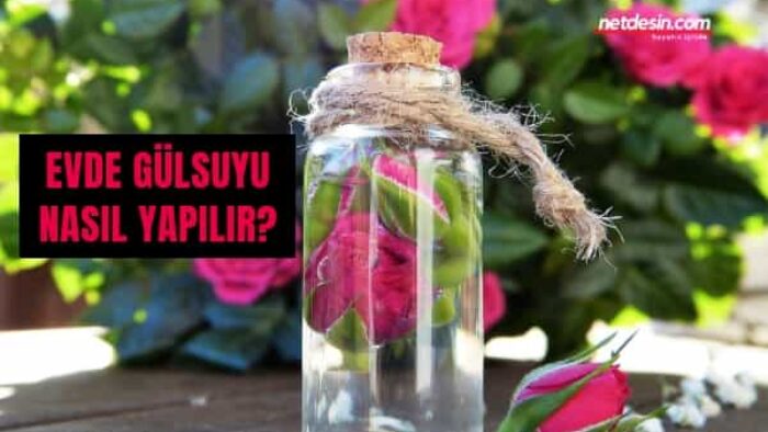 Evde Gül Suyu Nasıl Yapılır
