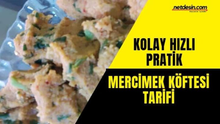 Mercimek Köftesi Tarifi