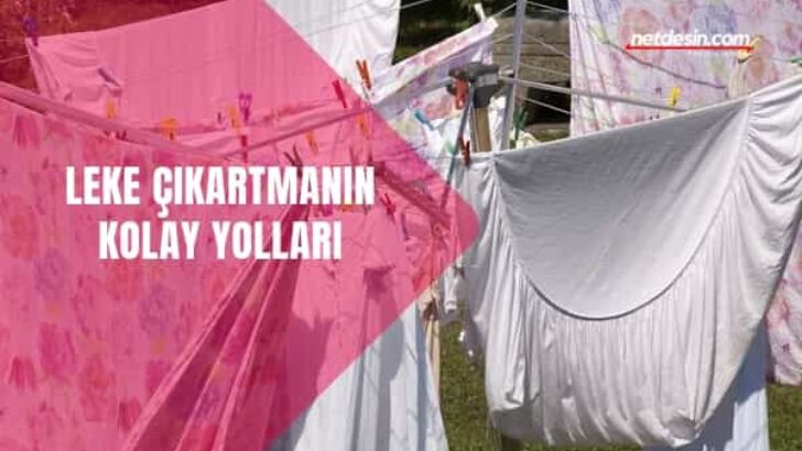 Hangi Leke Nasıl Çıkar? Lekelere Kesin Çözüm.