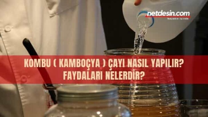 Kamboçya (Kombu) Çayının İnanılmaz Faydaları