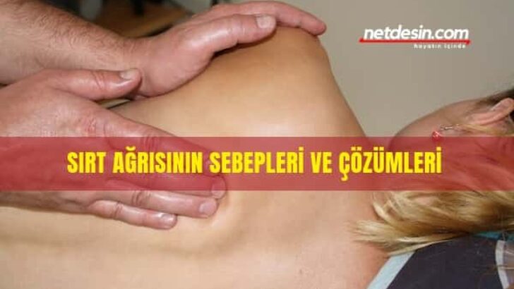 Sırt Ağrısı Nedenleri. Sırt Ağrısına Ne İyi Gelir?