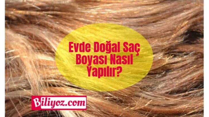 Evde Doğal Saç Boyası Nasıl Yapılır?