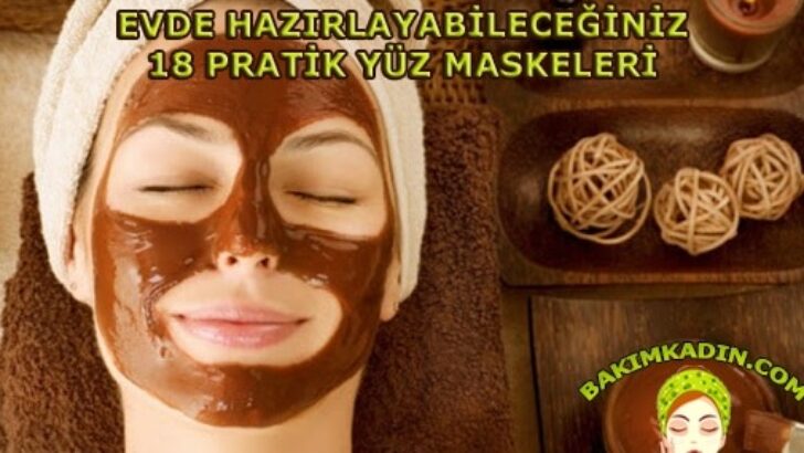 Evde Hazırlayabileceğiniz 18 Adet Yüz Maskesi