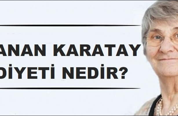 Canan Karatay Diyeti
