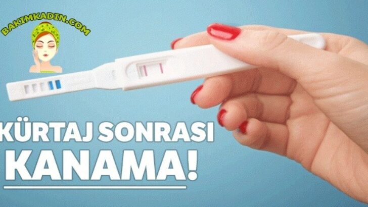Kürtaj Sonrası Kanama ve İyileşme Süreci