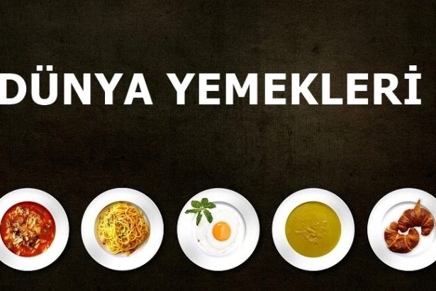 ülkelerin meşhur yemekleri